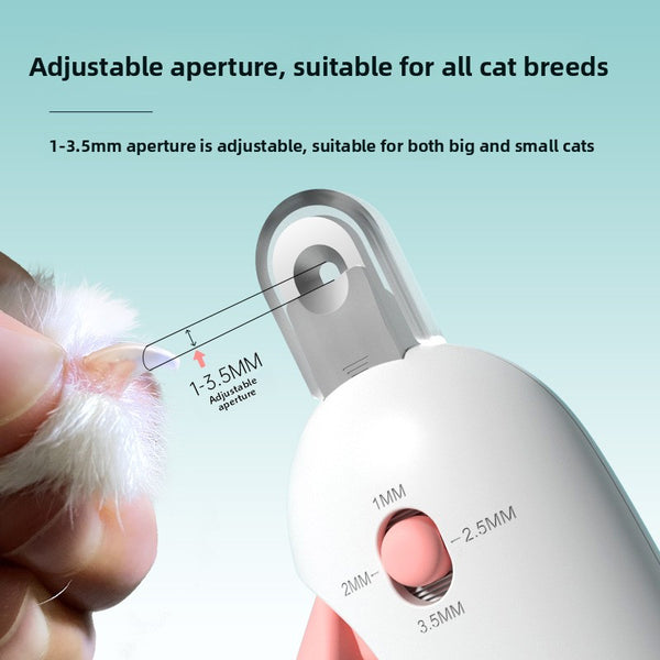 Adjustable Pet Nail Clippers with Safety Guard