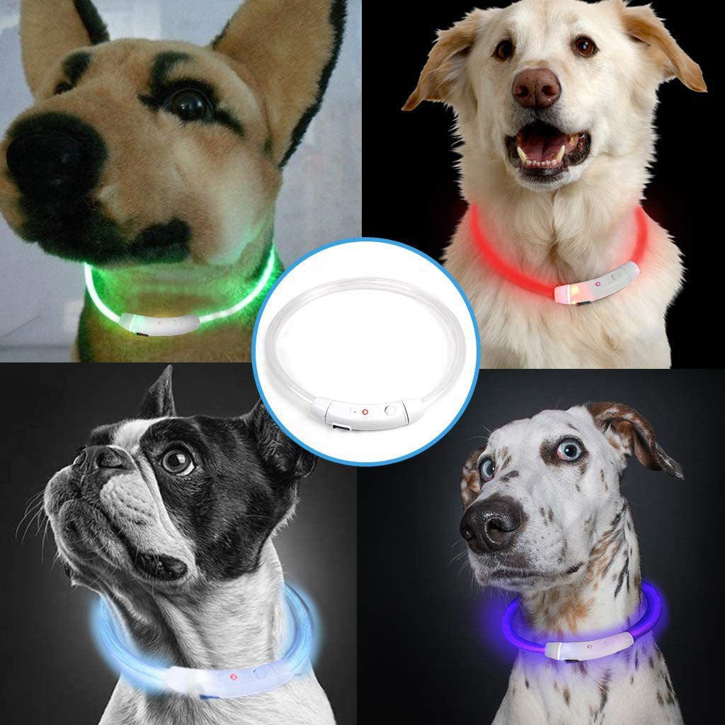 USB Rechargeable LED Pet Safety Collar