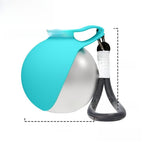 Portable Pet Water Bottle with Spherical Pendant