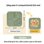 Dog Licking Mat Silicone Pet Licking Mat Slow Feeding Bowl
