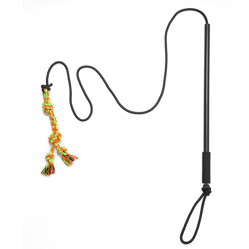 Pet Training Stick with Knot Toy